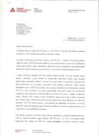 Vyjádření VZP k uzavření smlouvy